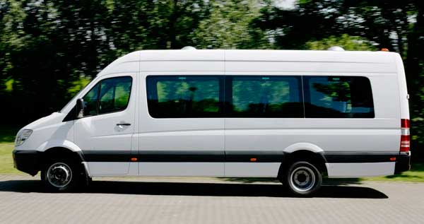 Vermietung eines Kleinbusses